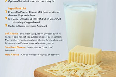 Powder Cheese Milk Base Range